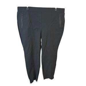 Lane Bryant Black Pull-on dress pants size 24 office, comfortable, stretchy
